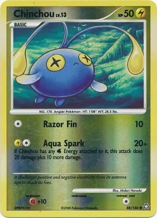 Legends Awakened Chinchou #88/146 reverse holo